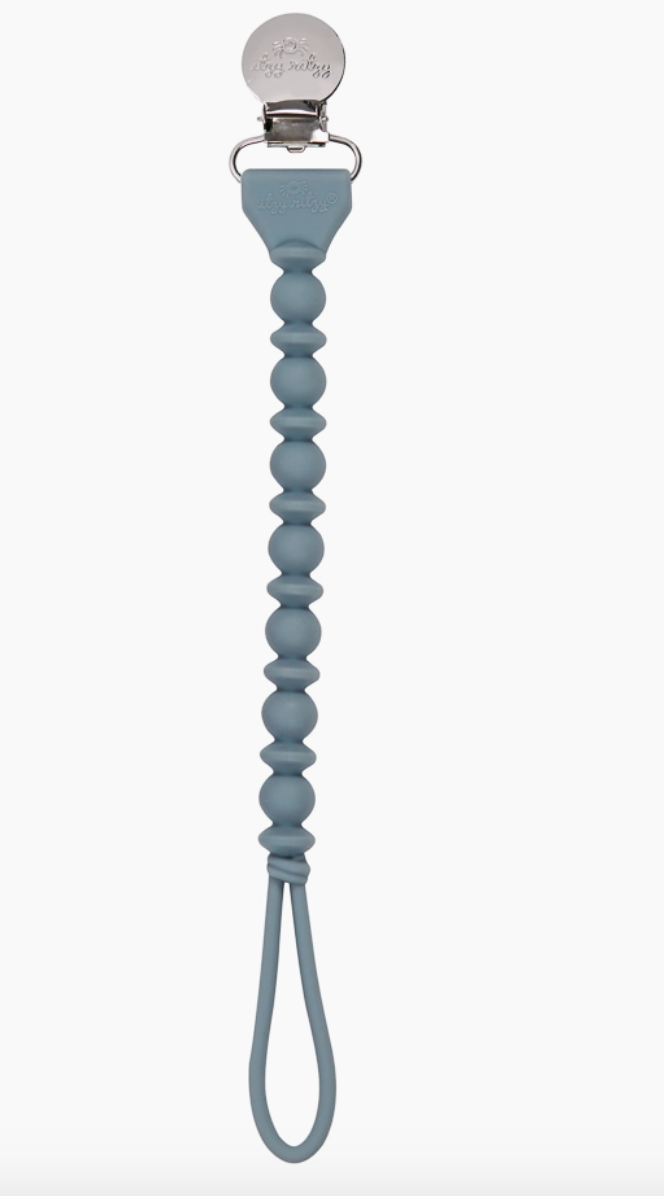 Itzy Ritzy Sweetie Strap Silicone One-Piece Pacifier Clips