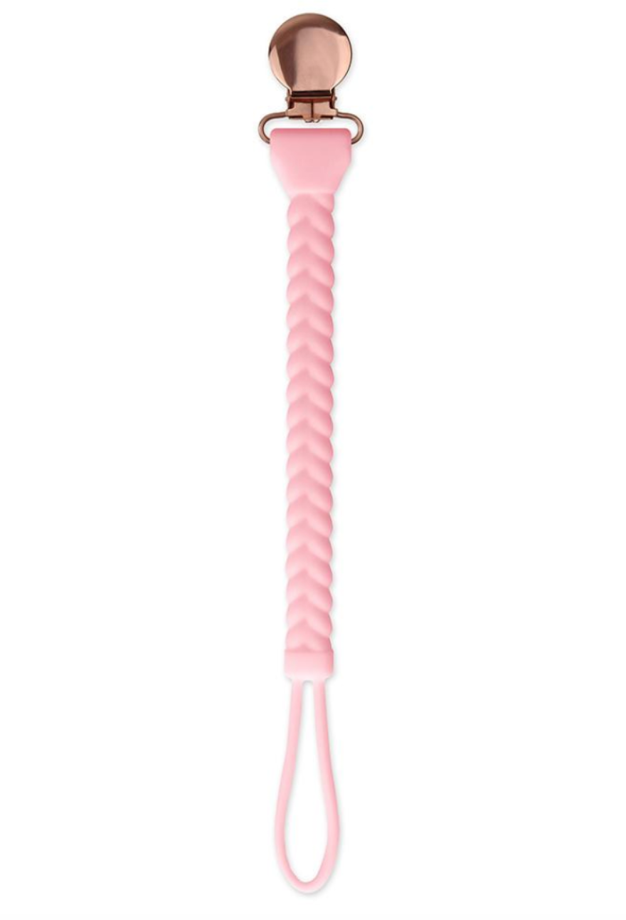 Itzy Ritzy Sweetie Strap Silicone One-Piece Pacifier Clips