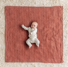 Load image into Gallery viewer, Breastfeeding Boss- Multitasking Muslin for Nursing, Swaddling &amp; More
