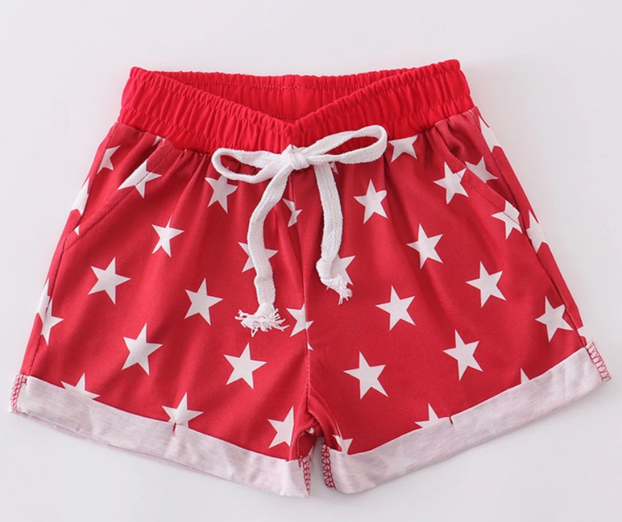 Red Stars Shorts