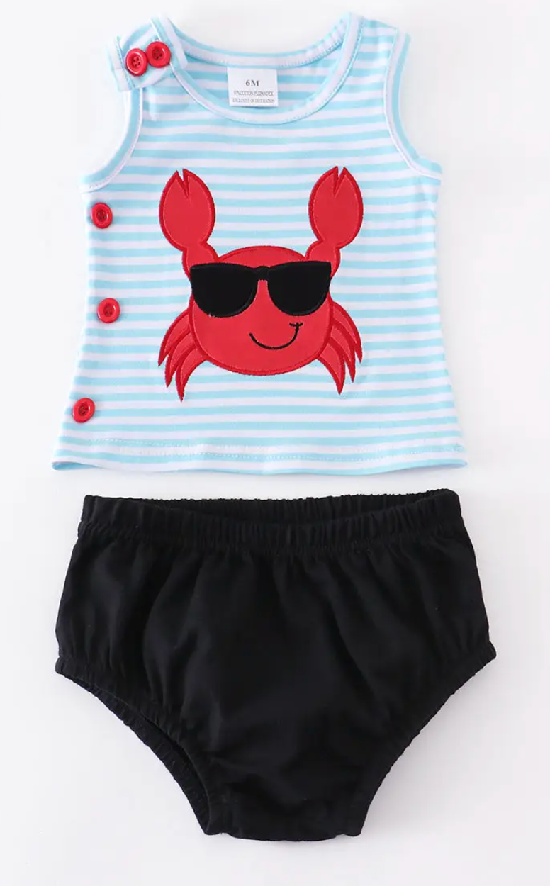 Baby Boys Crab Set