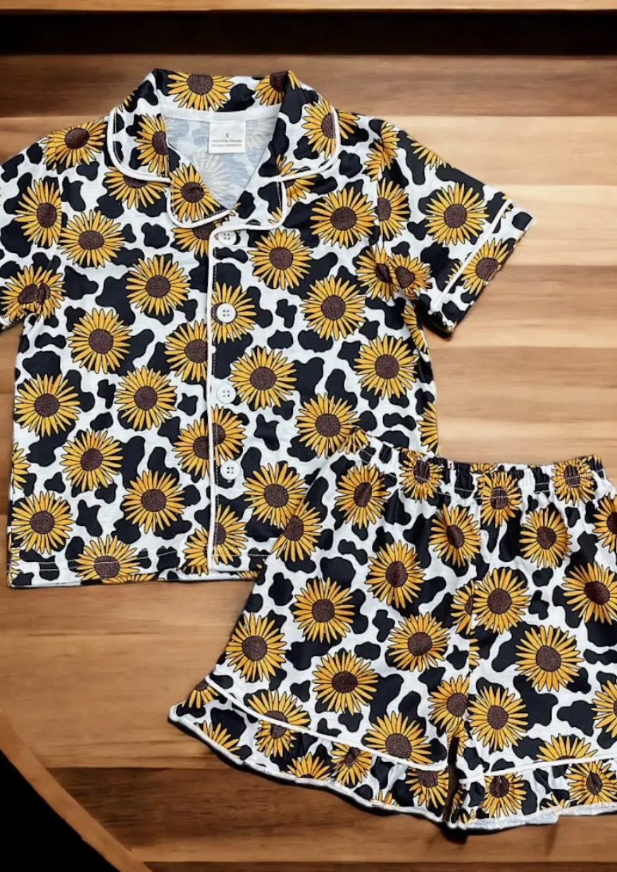 Sunflower Pajama Set