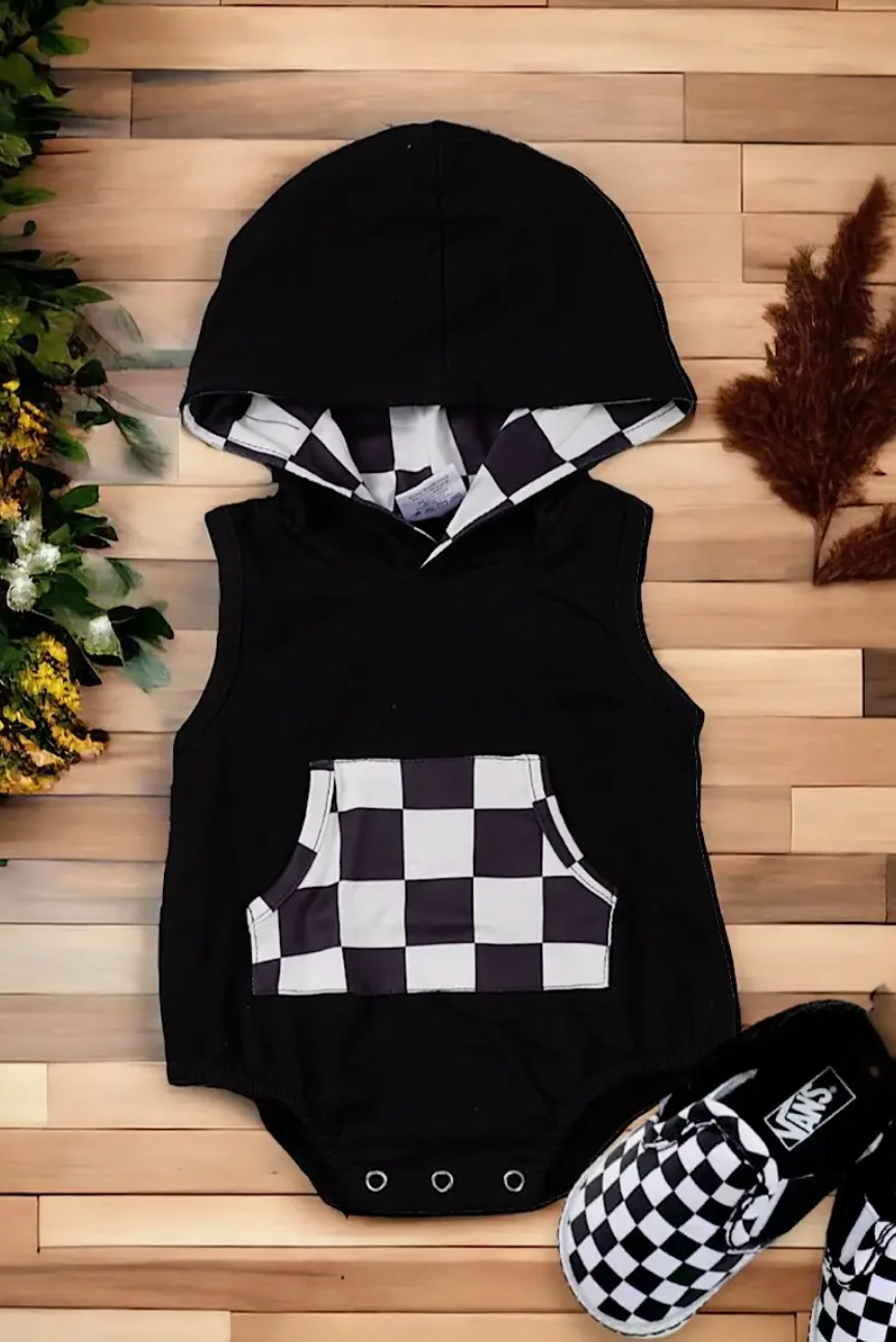 Baby Checkered Hoodie