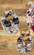 Load image into Gallery viewer, Punchy Baby Bibs w/ Headband Sets
