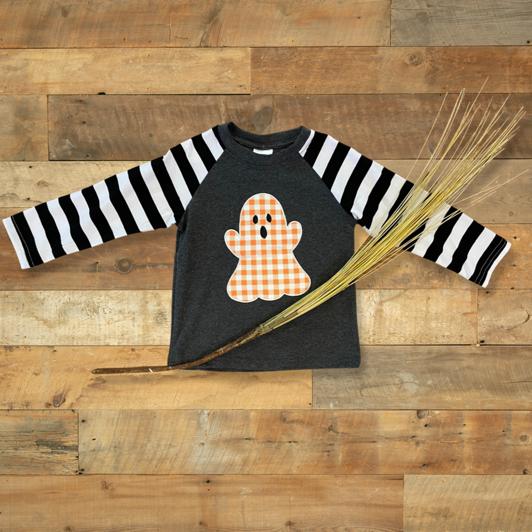 Black Striped Ghost Top