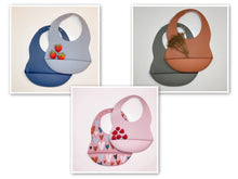 Load image into Gallery viewer, Silicone Bib Sets (Assorted Colors)
